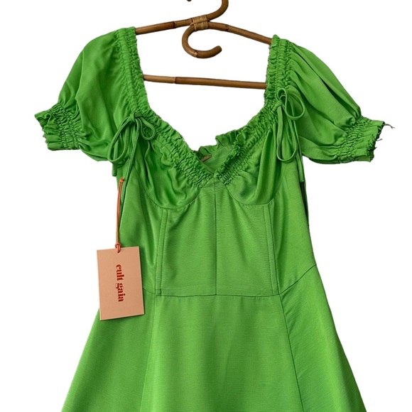 Cult Gaia | Scarlett Dress in Kelly Green Size XS - Picture 3 of 16